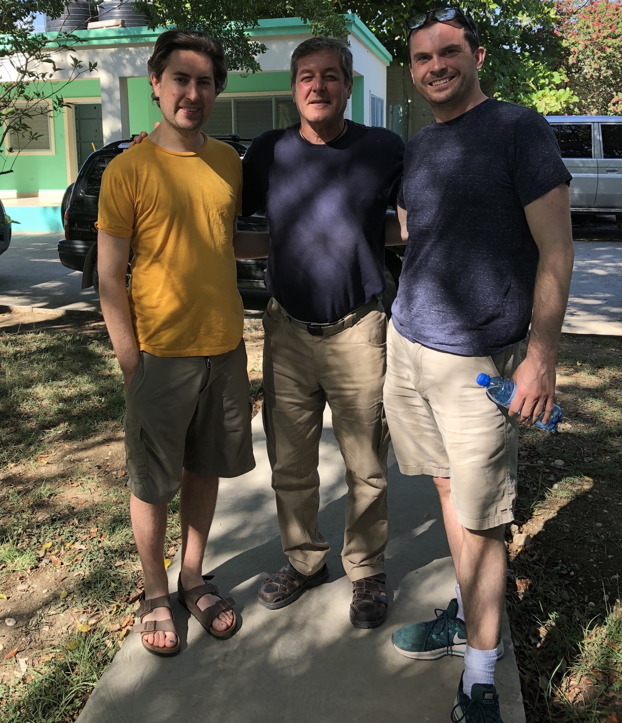 Me, James, and Father Rick in 2018