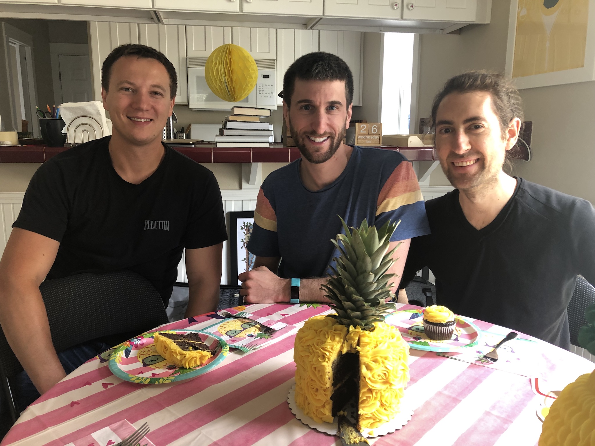 This year, my fiancé Hannah surprised me with this incredible pineapple cake.